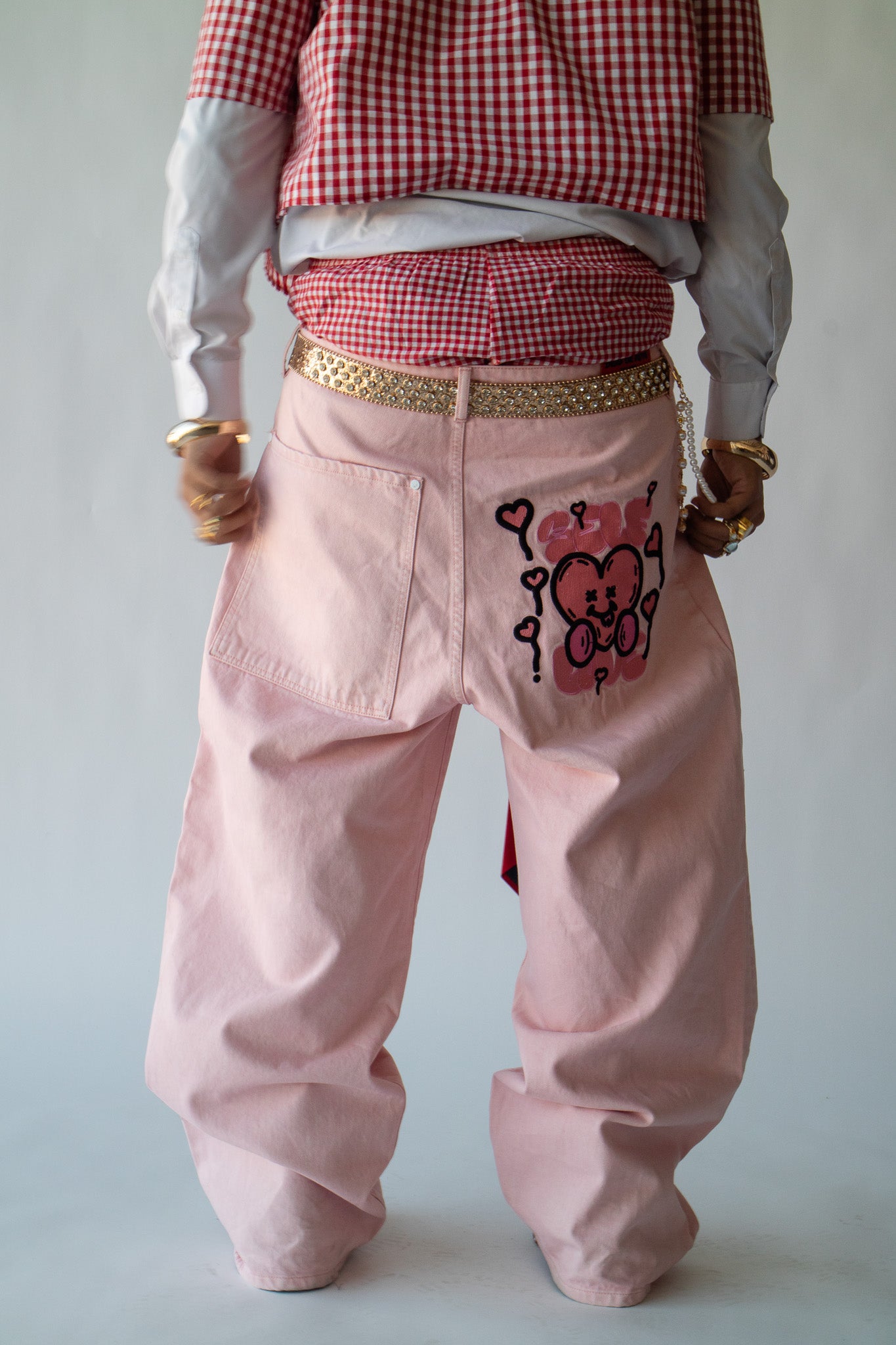 Pink Cora Denim