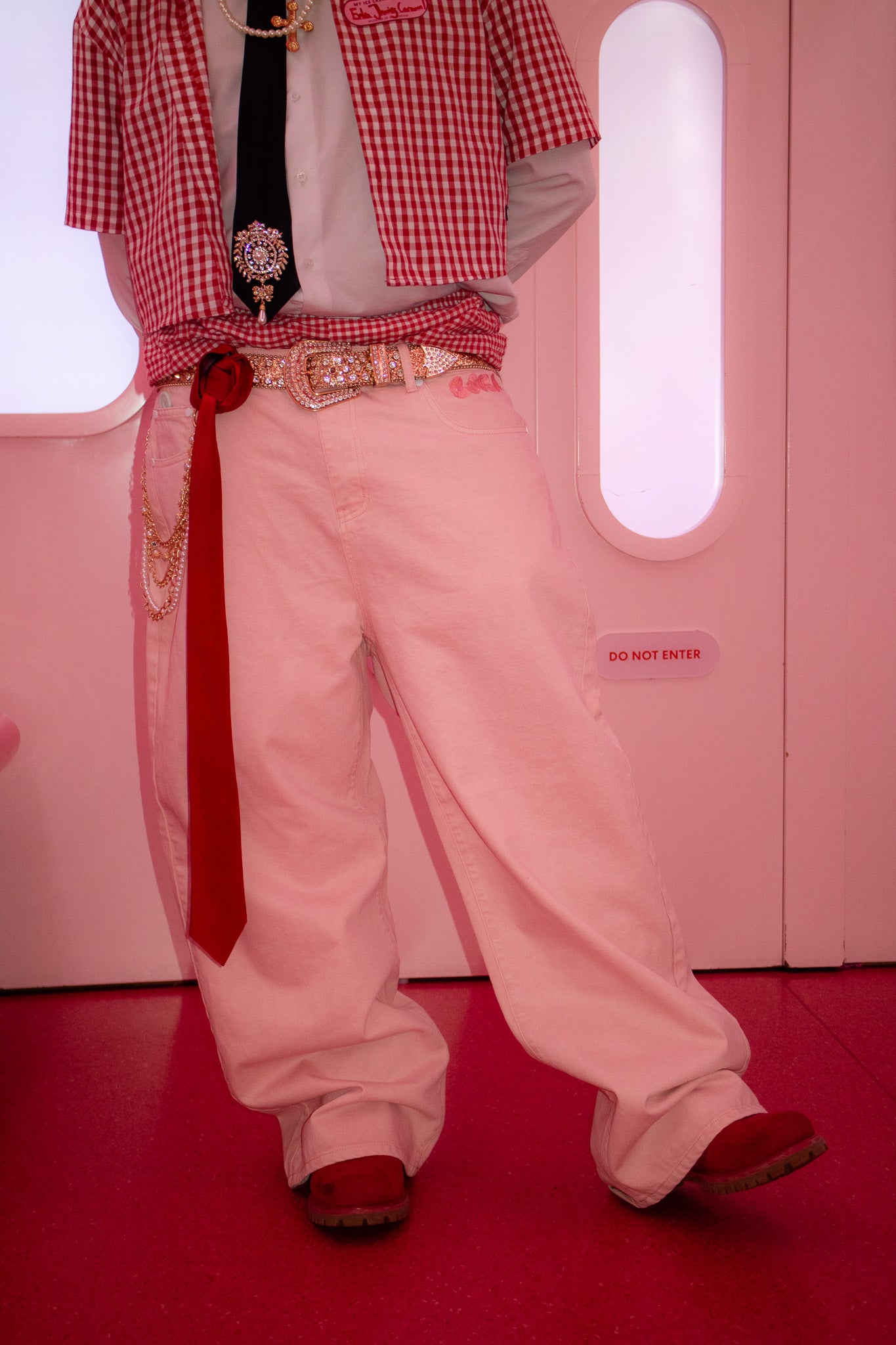 Pink Cora Denim
