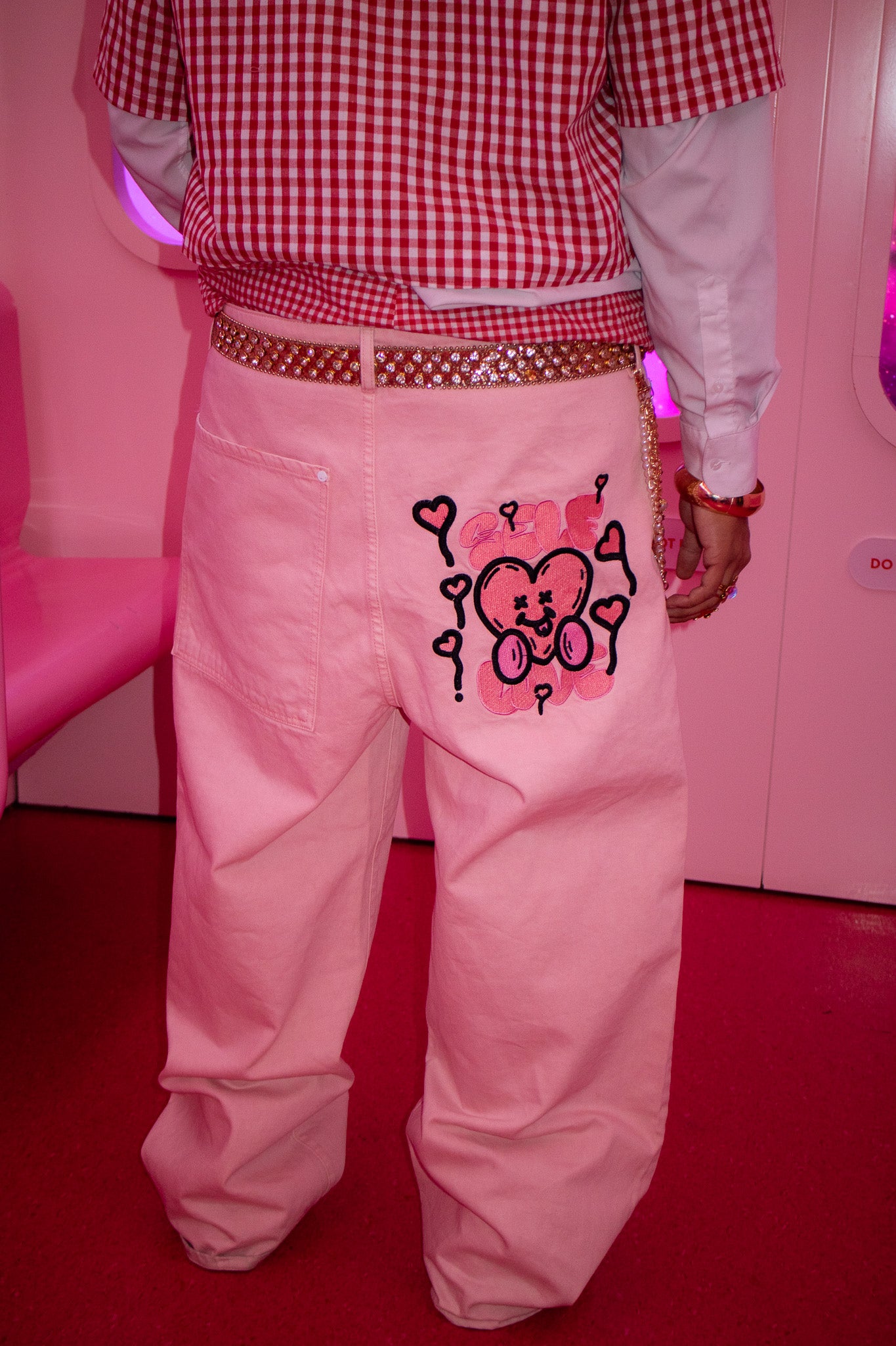 Pink Cora Denim