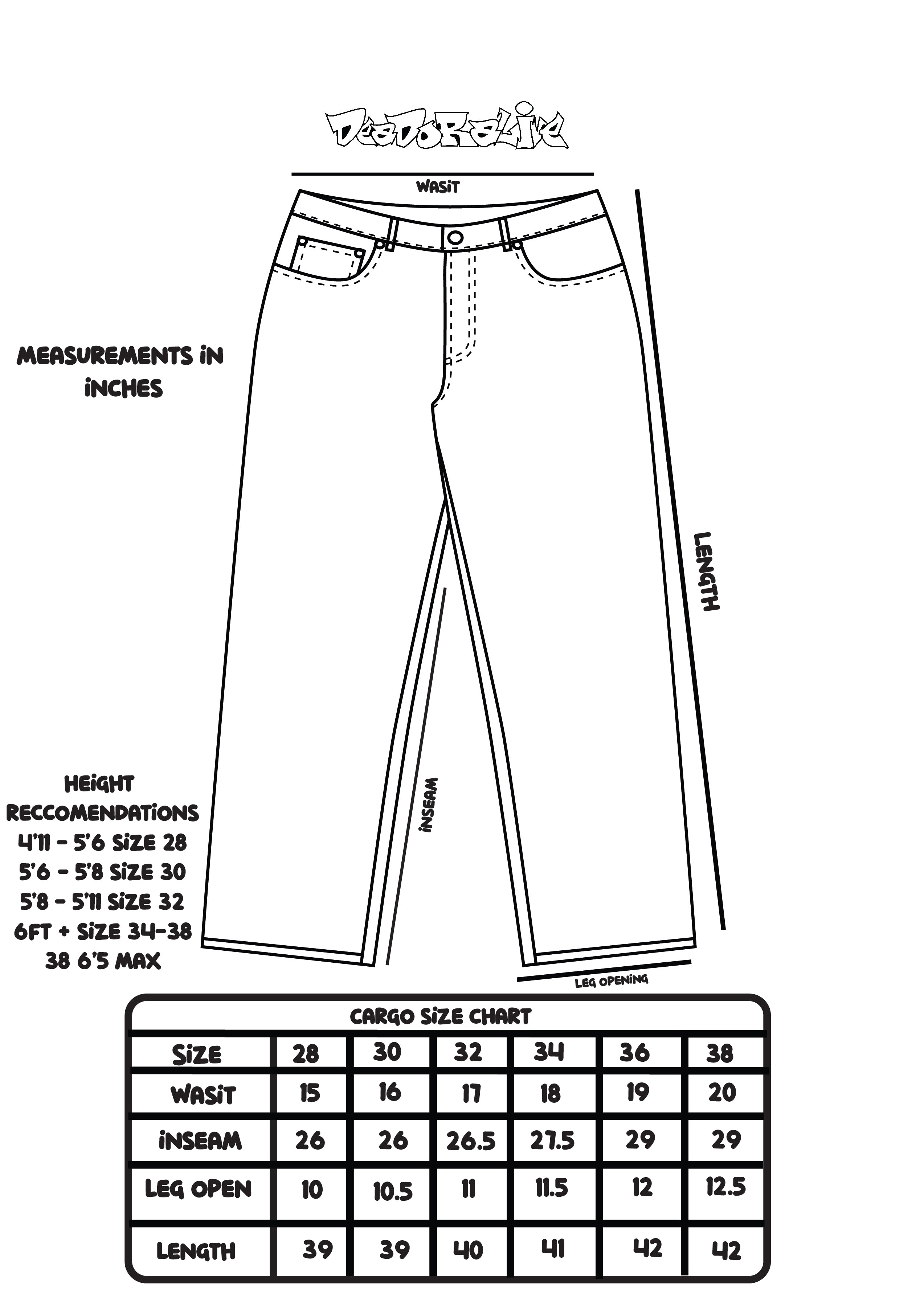 Camo Cargo World on Fire Denim