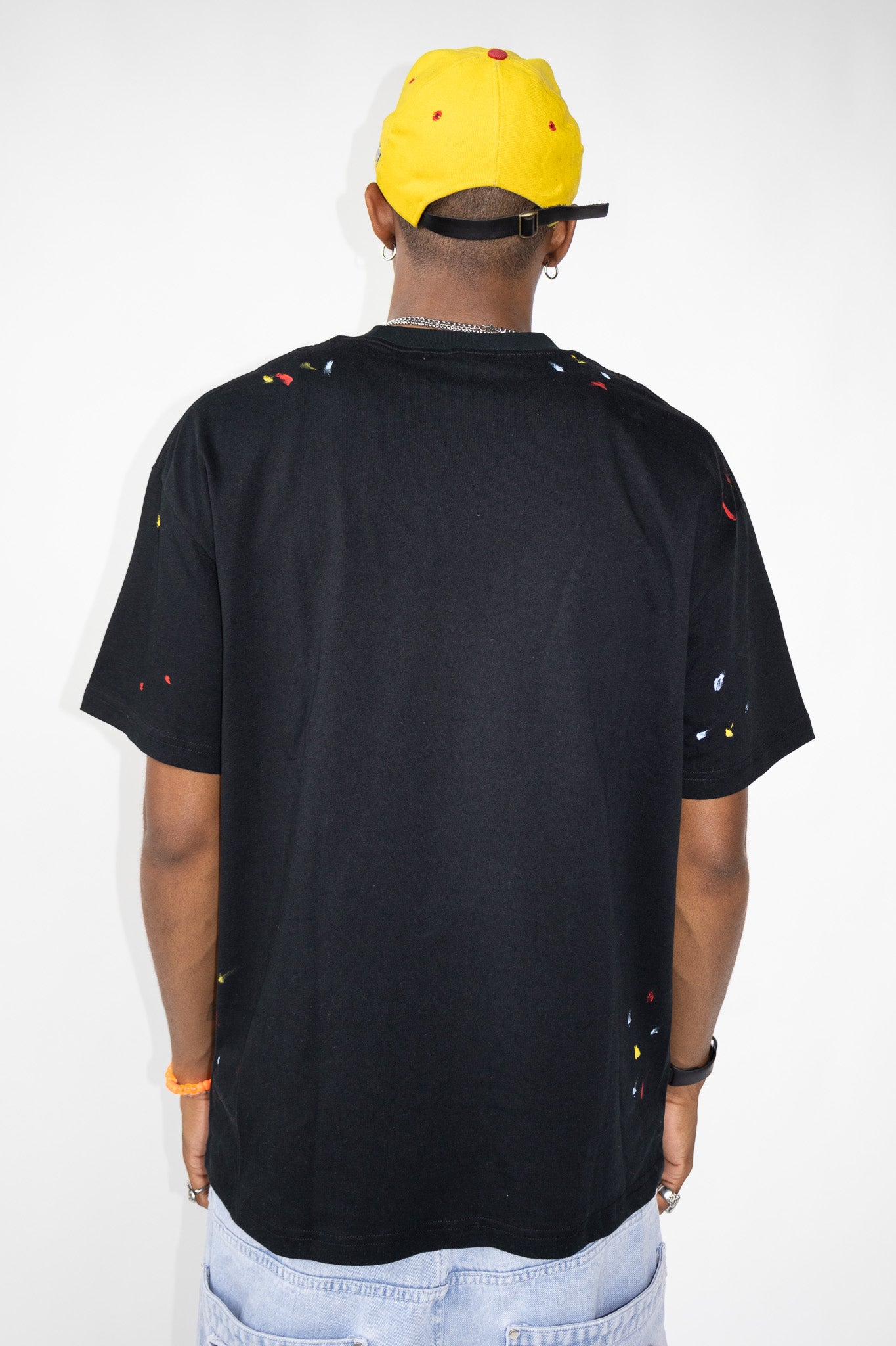 Hello My Name Is Paint Splatter T-Shirt