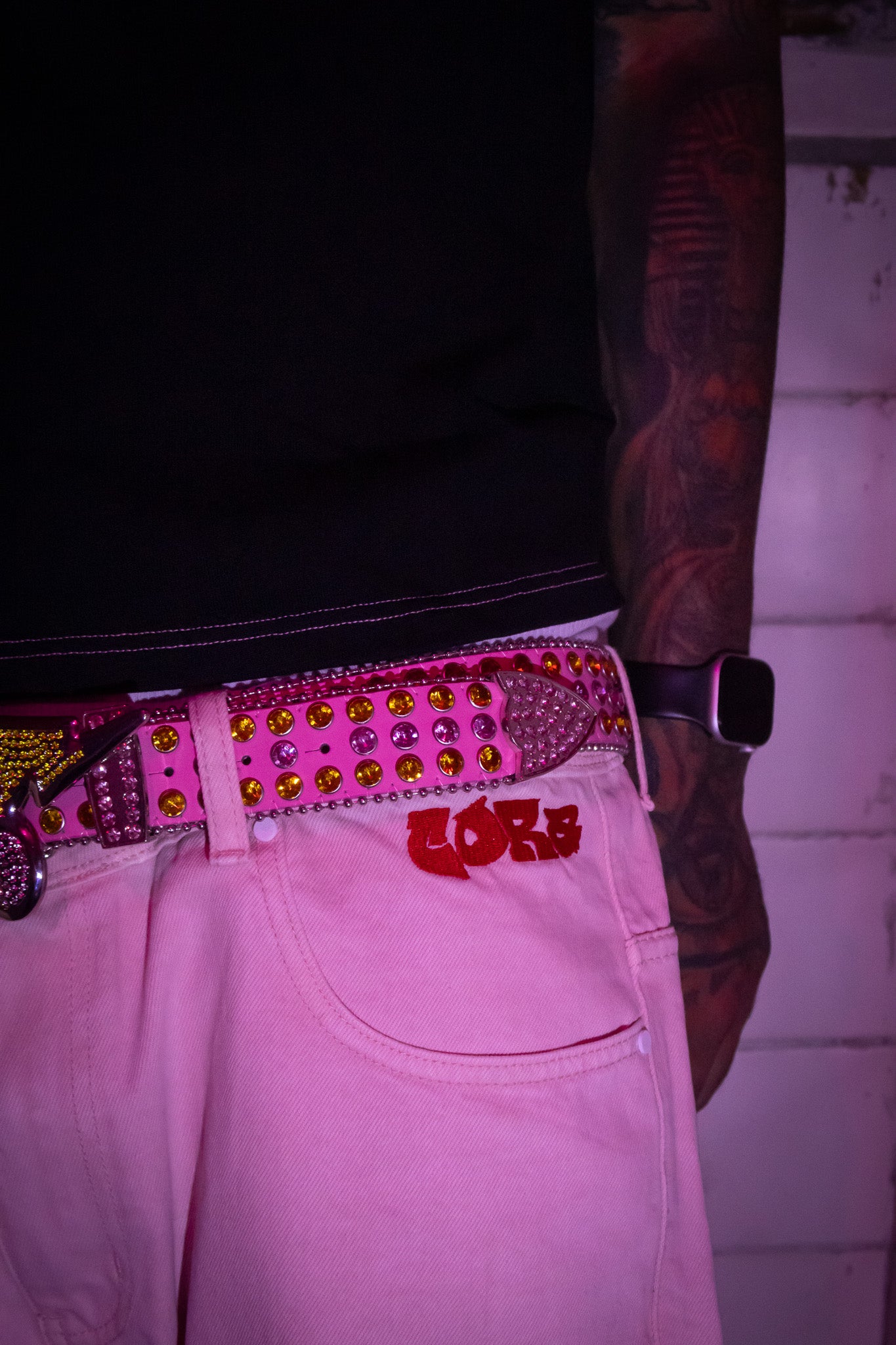 Pink Cora Denim V2