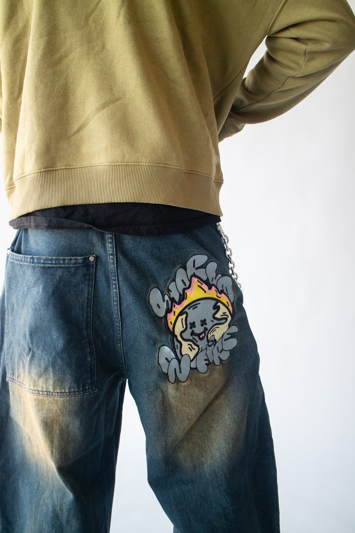 World On Fire V2 Denim