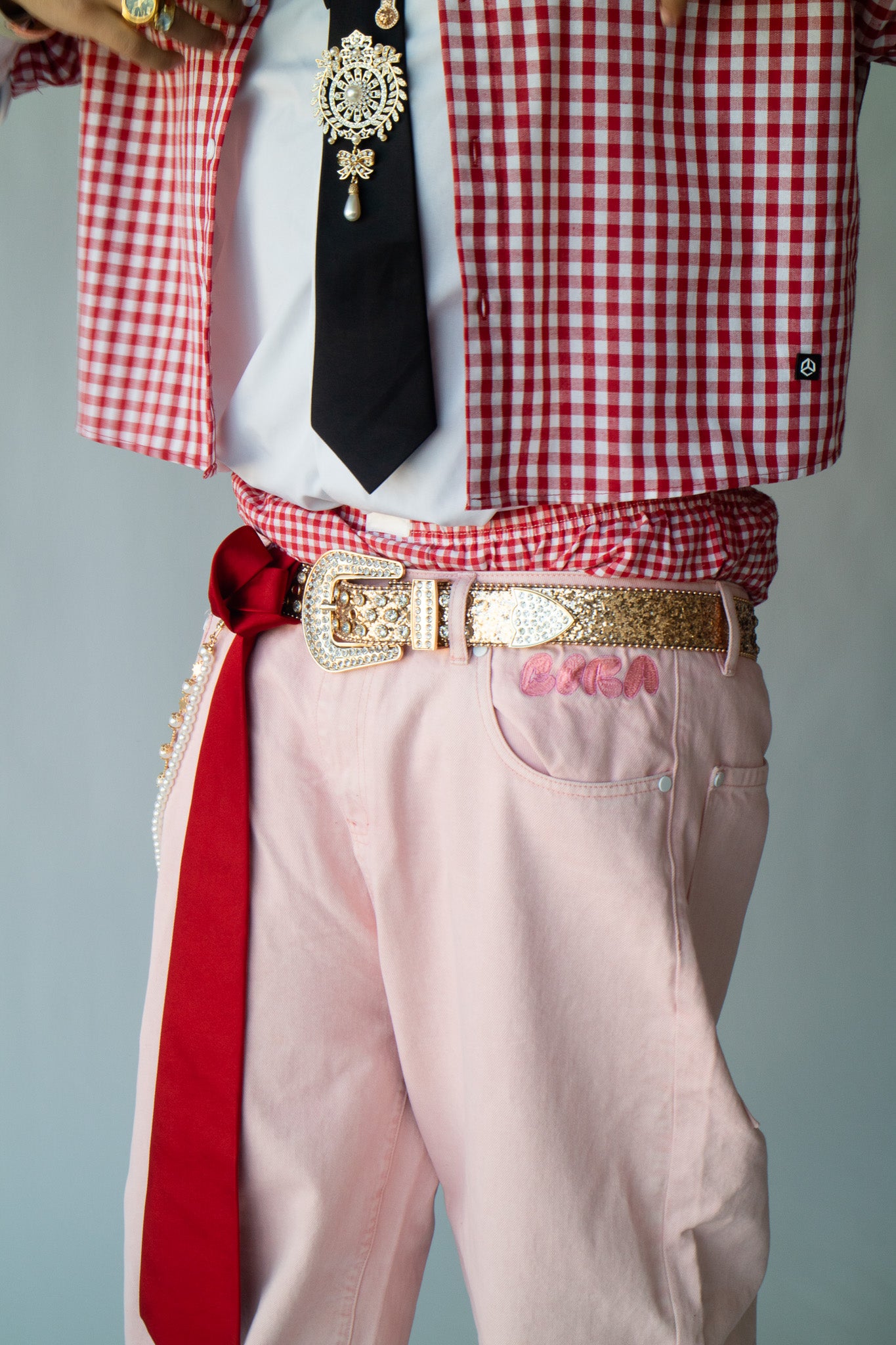 Pink Cora Denim