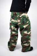 Camo Cargo World on Fire Denim