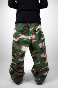 Camo Cargo World on Fire Denim