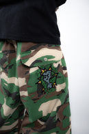 Camo Cargo World on Fire Denim